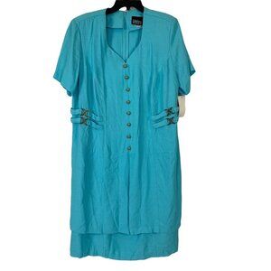 Whirlaway Women's Light Turquoise Casual Dress